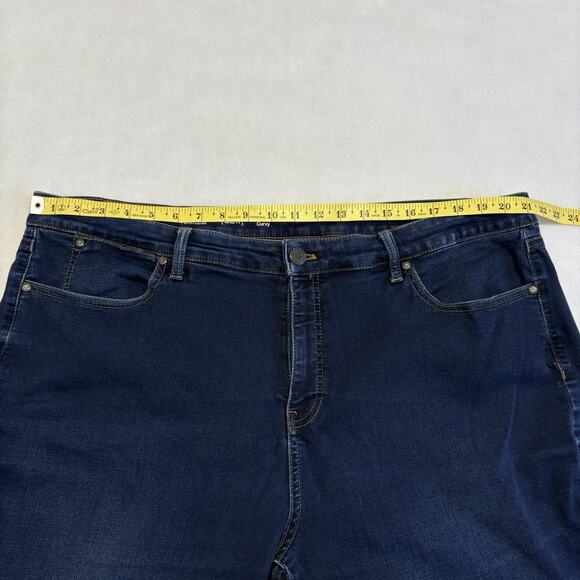Talbots Slim Ankle Curvy Dark Wash Blue Denim Jeans Women’s Plus Size 22W - Picture 5 of 8